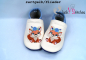 Preview: Lederpuschen Fuchs mit Blumenschmuck